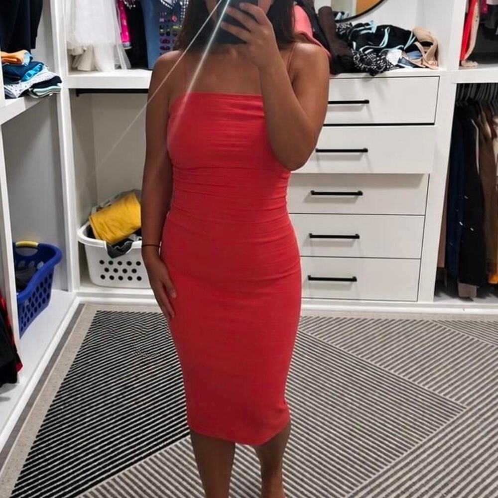 So clothing coral maxi dress